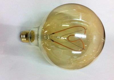 China Gloden Flexible 40 Watt Edison LED Filament Bulb 240mm 2200K G125-F for sale