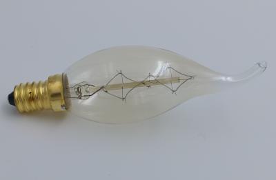 China Extremidad larga incandescente del bulbo de lámpara de Edison del vintage de la eficacia alta C35 en venta