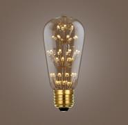 China High Efficiency Decorative Light Globes Led Vintage Filament Bulb ST64 ST58 E27 for sale