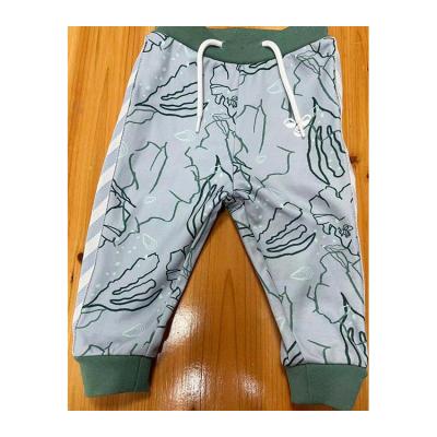 China Breathable Special Hot Selling 100% Polyester Track Kids Leaf Pants for sale