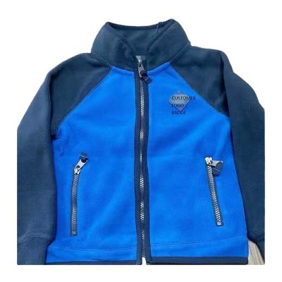 China Breathable Unique Design Polyester Sports Roll Up Breaker Kids Zip-Through Jacket for sale