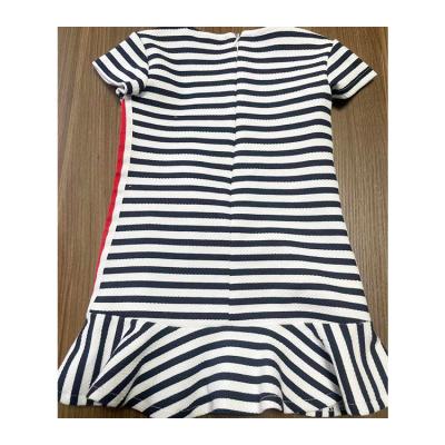 China Custom Made Dress Cotton Top Polyester Breathable 2021 Summer Girls Casual Clothes for sale