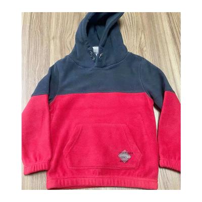 China Breathable Unique Design Polyester Wholesale Clothes Kids Microfleece Panel Hoodie for sale