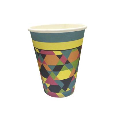 China 12oz Disposable Eco-friendly Custom Printed Paper Cups for sale