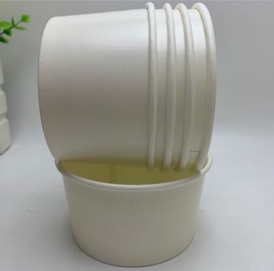 China 8oz Biodegradable Personalized Ice Cream Bowl Custom Use Degradable Paper Cup for sale