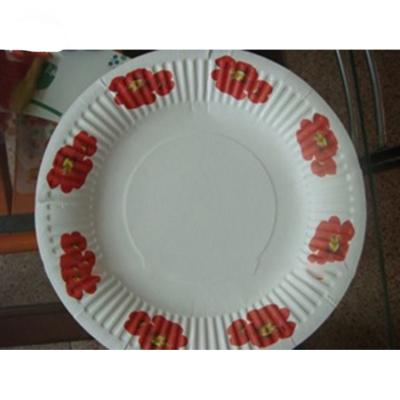 China Customized Disposable Paperboard Disposable Printing Tableware Customized Compostable Ivory Paper Plate for sale