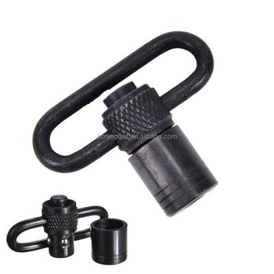 China Steel Gun Accessories 1 Inch QD Sling Sling Tactical Black Strong Mount For Paracord Gun Sling for sale