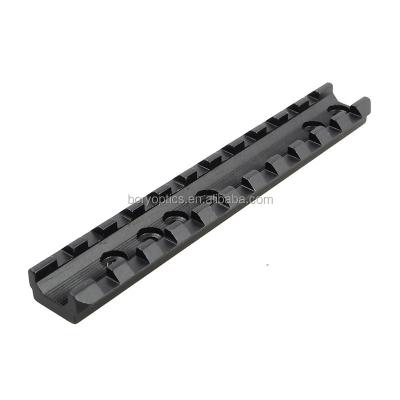 China Aluminum Alloy Hunting Mount 20mm Picatinny Rail With 11Slots And 120mm Length Hunting Rifle / Air Pistol Weaver for sale