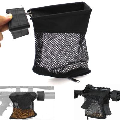 China Steel+ Mesh Bag Tactical Deluxe Mesh Brass Shell Bullet Catcher Bag 5.56 Rifle AR15 AR-15 .223 Brass Receiver for sale