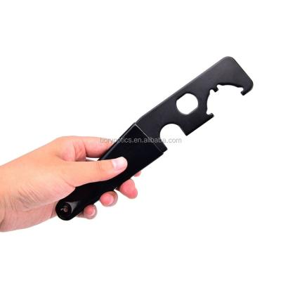 China AR15 Carbon Steel 1911 Barrel Stock Wrench Wrench.223 Rifle Folding Wrench For Castle Nut Rifle 5.5 for sale