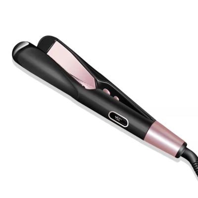 China Adjustable Heat Settings Low Price 2 In 1 Floating Hair Straightener And Curler Iron Plates for sale