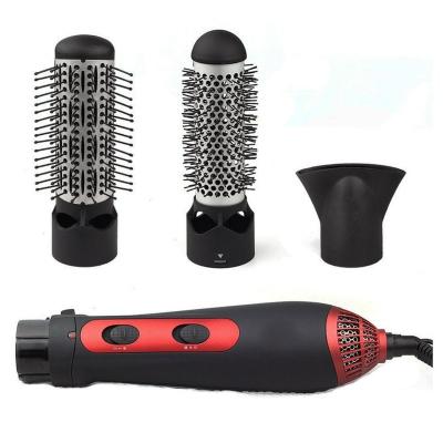 China High Quality Ionic 3 in 1 Airbrush Hair Dryer Straight Hair Curler Nozzle Hot Drying Hair Dryer with Comb for sale