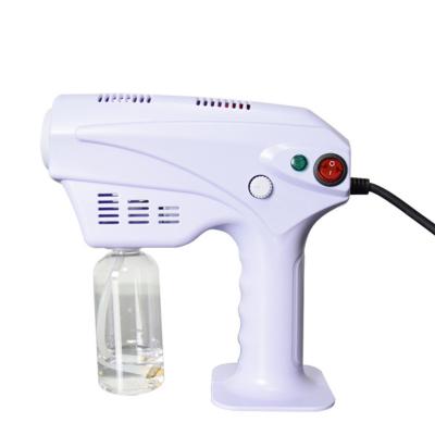 China Blue Moisturizer Nano Ray Hair Sanitizer Atomization Disinfection Mist Sprayer Gun for sale