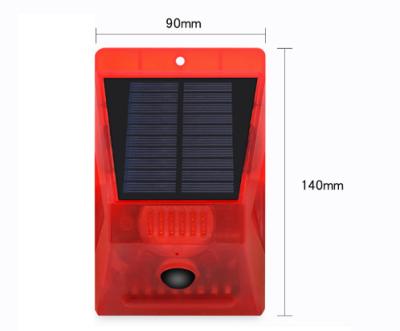 China LED Alarm Outdoor Solar Collector Outdoor Waterproof Solar Wall Lamp for sale