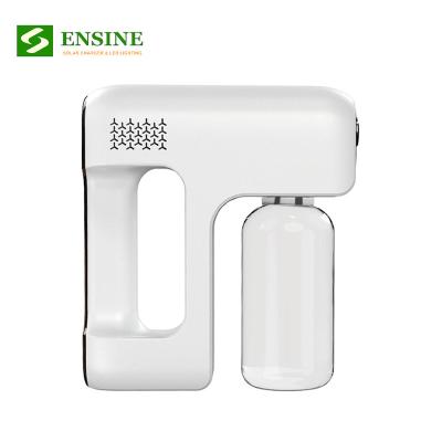 China New Atomization Gun Garden Handheld Nano Gun Disinfection Atomizing Spray Gun USB Disinfection Blue Lightweight Wireless Filling Machine for sale