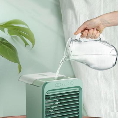 China Wholesale-exquisite air-cooling/water-cooling desktop fan portable air conditioner factory fan mini water cooling for sale