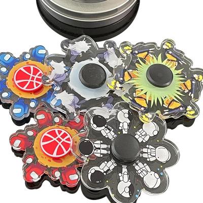 China New Animation Spinner Spinner Cartoon Plastic Whirling Running Anime Running Dynamic Hand Spinner For Adult Kids Relaxing Toys for sale