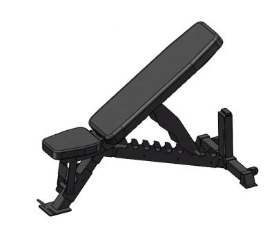 China Commercial Adjustable Fitness Weightlifting Bench Gym Dumbbell Press Bench for sale