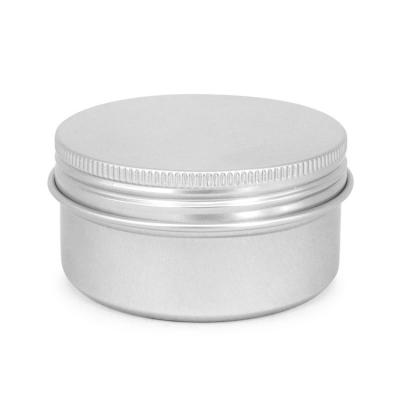 China Empty aluminum personal care cream jar for sale