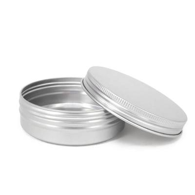 China Empty Personal Care Aluminum Cosmetics Cream Jars 100ml for sale