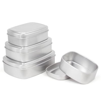 China Small Square Personal Care Tin Box for sale