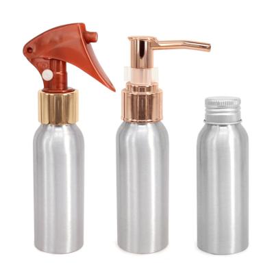 China small cosmetic high quality aluminum cosmetic bottle for sale