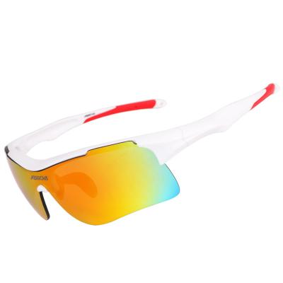 China 2021 Polarized Running Sunglasses New Arrival Sports Eyewear Windproof Men Women Big Anti-fog Sun glassesTr90 For Bicycle Riding for sale