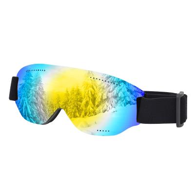 China High Hardness 2022 Custom LOGO Men And Women Outdoor Sports Eyewear Snow Snowboard Goggles With Ski Goggles UV Anti Fog for sale