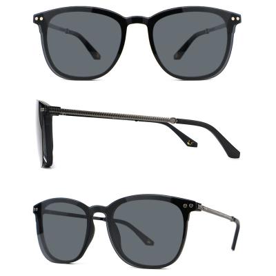 China Fashion sunglasses wholesale high quality summer shape 2022 new men metal to frame retro shade sunglasses for sale