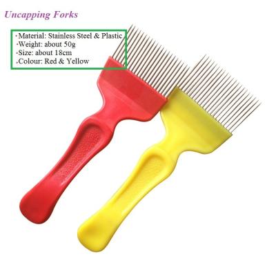 China Farms Beekeeping Honey Uncapper Stainless Steel 21 Straight Needle Uncapper Fork for sale