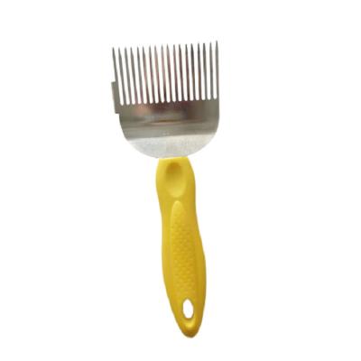 China High Quality Farms Stainless Steel Beekeeping Tools Unclog Fork Honey Scraper Knife for sale