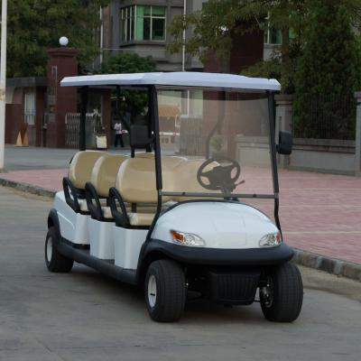 Китай 6 - Seat Electric Four Wheel Sightseeing Golf Cart Cart Club Golf Cart For Sightseeing Resorts 4000*1200*1900mm продается