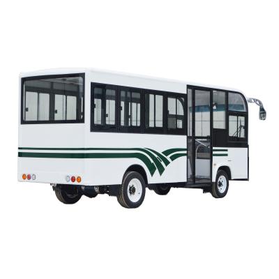 China Selling 22 Seats Electric Low Speed ​​Sightseeing Bus Sightseeing Hotel Reception Car Electric Bus 5500*1700*2350mm Te koop