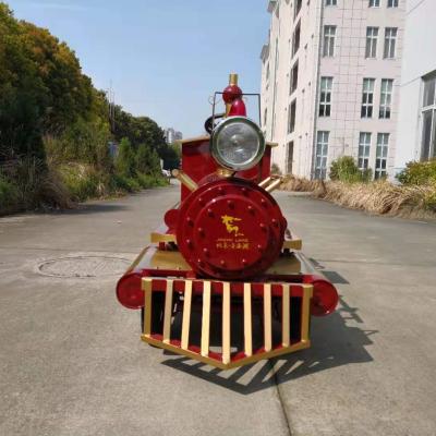 China FRP+steel electric shopping mall train attraction battery train amusement park tourist train trackless tourist rides for sale Te koop