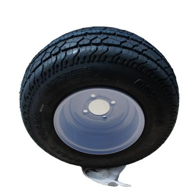 Cina Figure Durable Our Golf Tire Factory Direct 8 Inch Non-Slip Rubber Tire Hub External External Cart Accessories in vendita