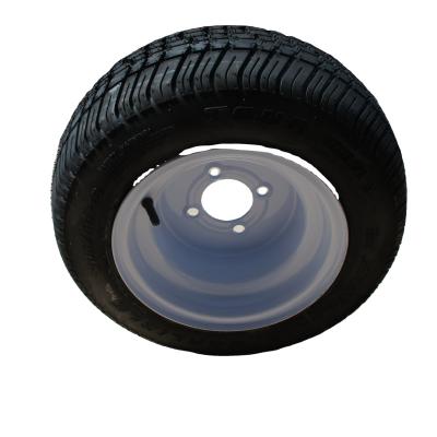 China Golf Wheel Durable 18*8.5-8 Durable Figure Trolley Tire Rubber Tire + Hub 8 Inch Tire Plus Hub for sale