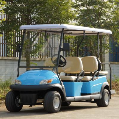 Cina A1S4+2 Golf Course 6 Seat Scenic Spot Golf Cart Amusement Park Car Electric Sightseeing Club Cars With CE in vendita