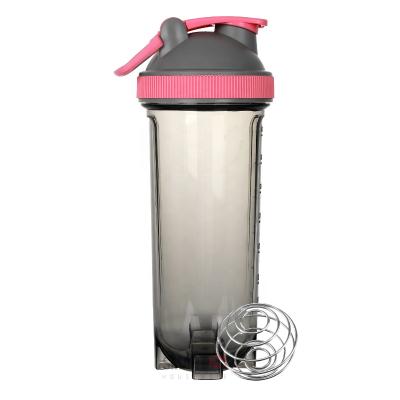 China New Viable Ready To Ship Mixer 600ml Shaker Bottle Blank Protein Shaker Bottle Tritan Protein Shaker for sale