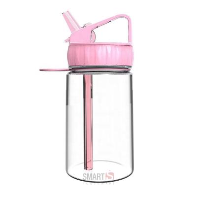 China New 14oz Kids Sustainable Hot Sale Promotional Water Bottle With Straw For Fun for sale