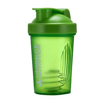 China Viable fitness 400ml shaker bottle drink bottles for gym and supplement rts custom logo herbalife for sale