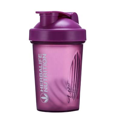 China Viable classic 400ml protein shaker bottle with herbalife custom logo custom promotion dropshipping product for sale