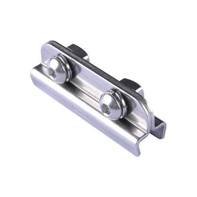 China Conveyor Fixed Components Connecting Stainless Steel Support Flange AISI304 For Guide For Filling And Packing Machine for sale