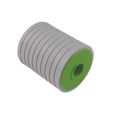 China PA/PE Conveyor Components Return Roller With Rubber Surface For Conveyor Line for sale