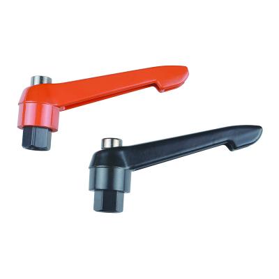 China Allumen Fixed Support Adjustable Metric Ratchet Handles Conveyor Components For Packing Machine for sale