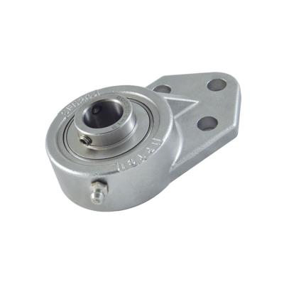 China Transmission and Conveyor Machine Bearing Supports SUCFB204 INOX RODAMIENTOS Stainless Steel 3 Hole Housing Bearing Units for Food Machine for sale