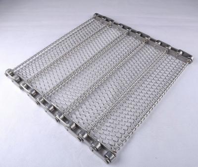 China Easy To Clean Stainless Steel Wire Mesh Belt Driven Conveyor Chain For Freezing Equipment, Drying Machine for sale