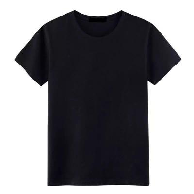 China Anti-Wrinkle T-shirt Solid Color Men's Body Sculpting Elastic Anti-Wrinkle Casual Comfortable Short Sleeves for sale