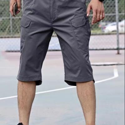 China Casual Tactical Anti-wrinkle Stretch Multi-pocket Beach Shorts for sale