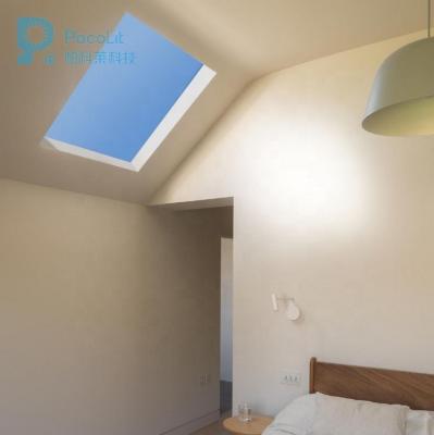 China Modern Intelligent Control Advanced Technology LED Skylight Panel Lamp Artificial Blue Indoor Lighting For Cure Light Artificial Skylight for sale