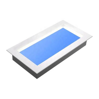 China Modern Music Light Color Google Changeable Top Searching Blue Sky Large Flat Panel Lamp Virtual Skylight Dimming Durable LED Work for sale